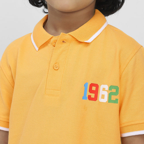 Avengers Boys Polo Tees  | Yellow
