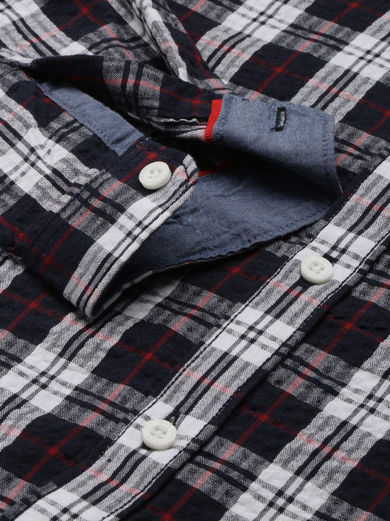 Boys Shirts Black and White Stripes