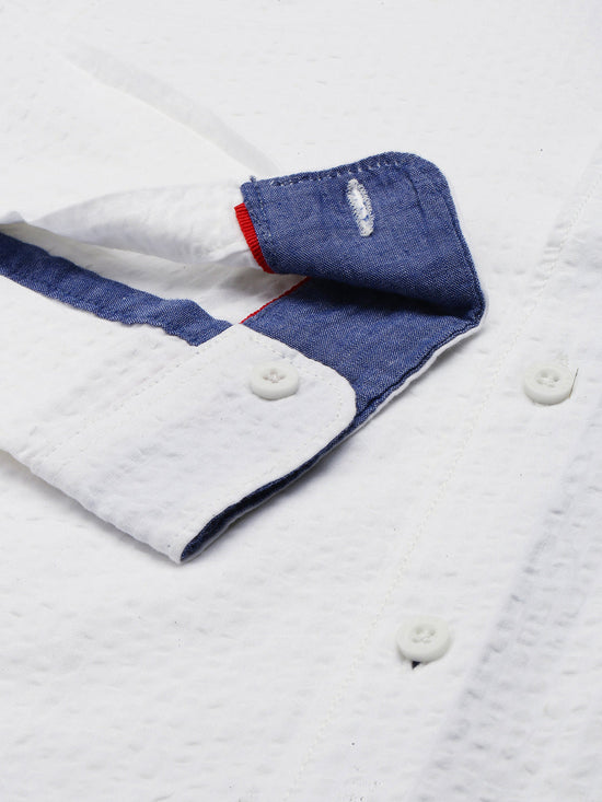 Boys Shirts White Full Sleeve