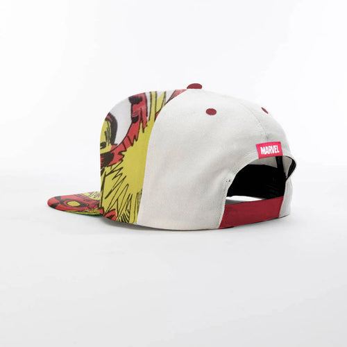Boys Iron Man Flat Brim Cap