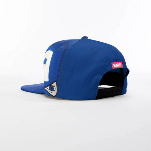Boys Captain America Flat Brim Cap