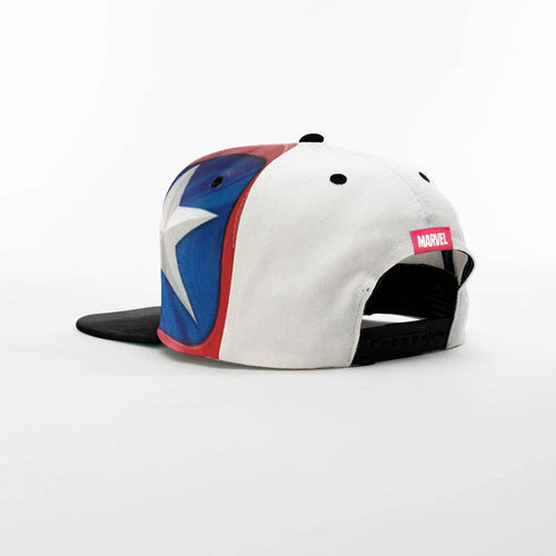 Boys Captain America Flat Brim Cap