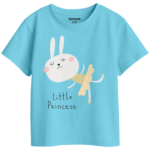 Girls Graphic Printed Pack Of 5 Tees