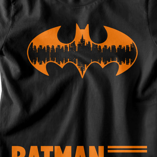 Boys Black Printed Batman Tshirt