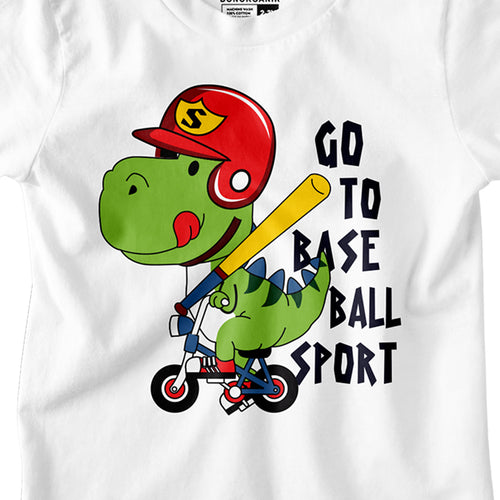 Boys Base Ball Sport Printed Tees