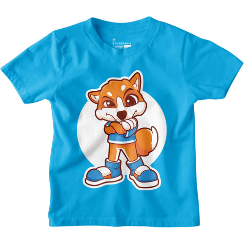 Boys Cool Fox Printed Tees