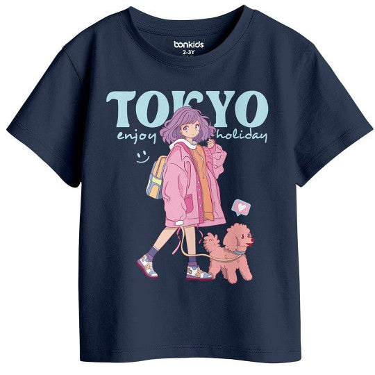 Girls Graphic Printed Tees