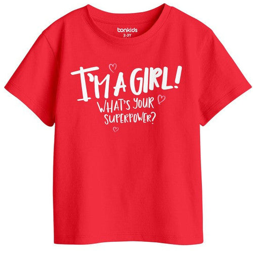 Girls Graphic Printed Tees