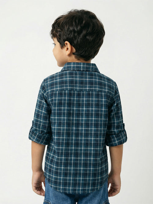Boy's Shirts Multi Full sleeve Spread Collar
