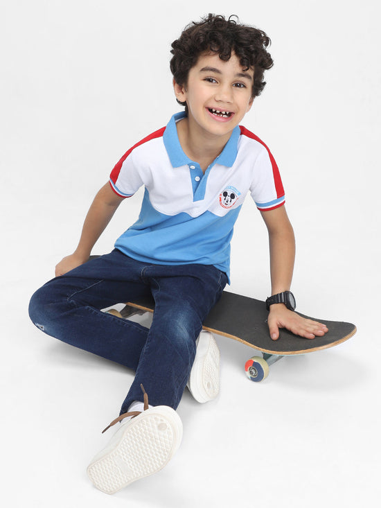 Mickey Boys Polo Tees  | Multi Color
