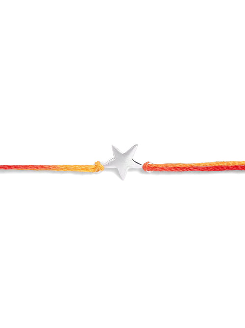 925 Silver-star Rakhi for Kids