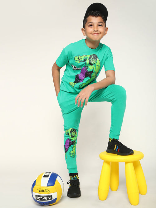 Boys Hulk CO-ORDS set tshirt and Jogger