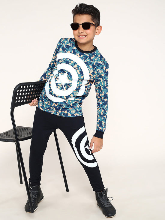 Capt America Boys Co-ords Set