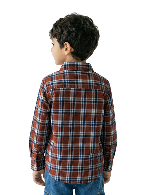 Boy's Shirts Multi Full sleeve Spread Collar