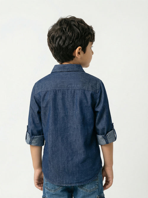 Boy's Shirts Multi Full sleeve Spread Collar