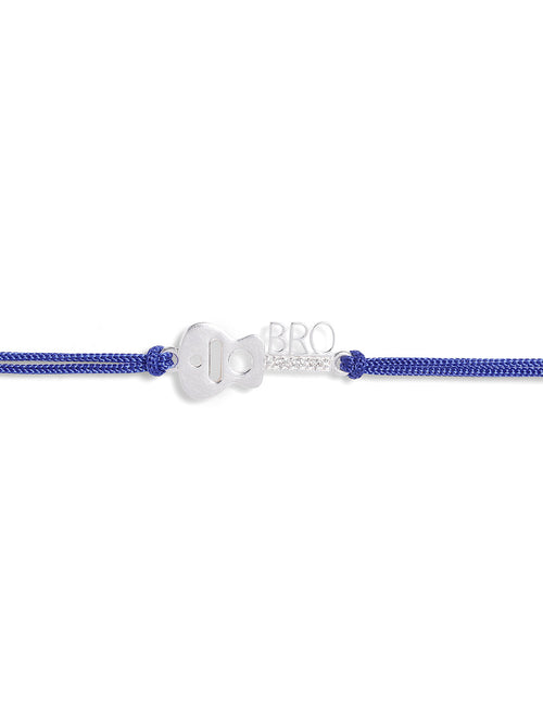 925 Silver-Guitar "Bro" Rakhi for Kids