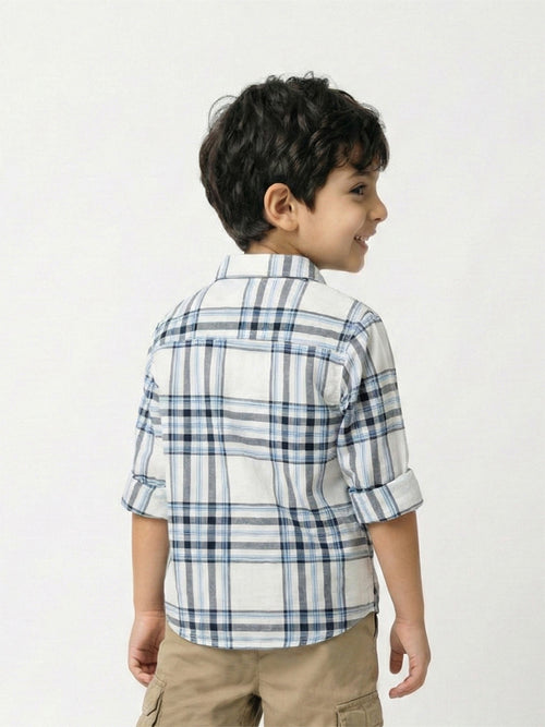 Boy's Shirts Multi Full sleeve Spread Collar