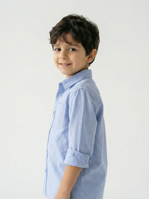 Boy's Shirts Multi Full sleeve Spread Collar