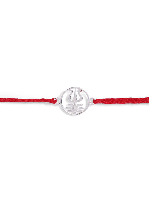 925 Silver-Trishul Rakhi for Kids