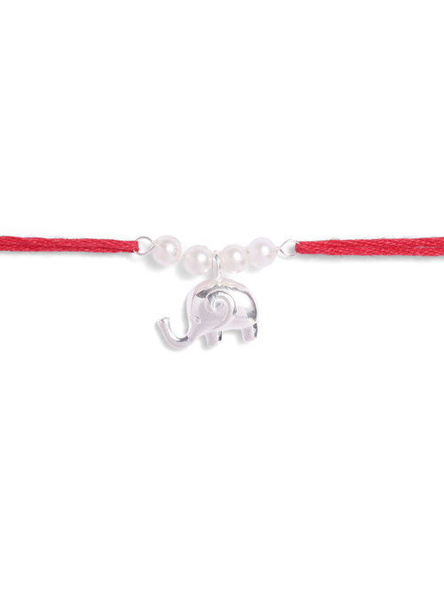 925 Silver-Elephant Rakhi for Kids