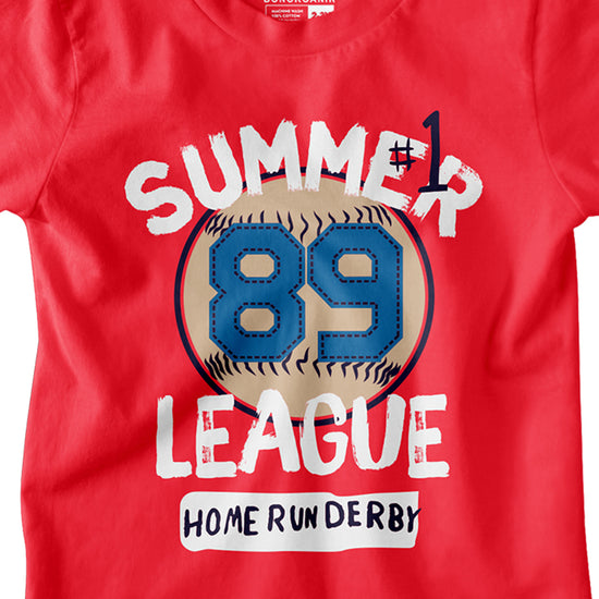 Boys Summer League Printed Tees