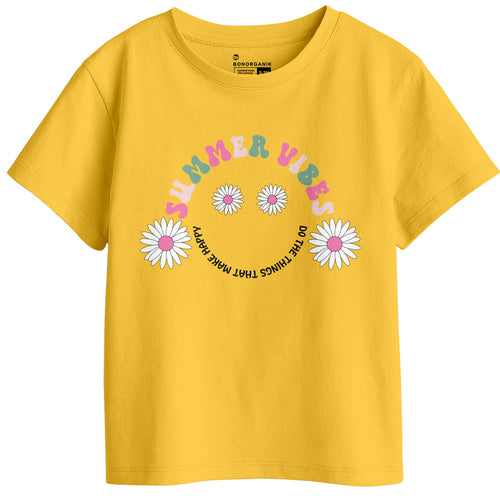 Girls Graphic Printed Tees