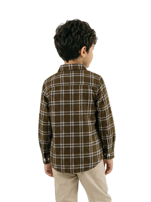 Boy's Shirts Multi Full sleeve Spread Collar