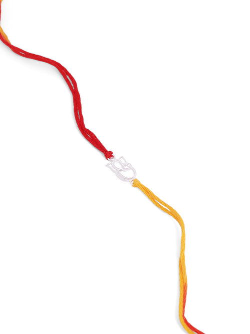 925 Silver-ganesha Rakhi for Kids