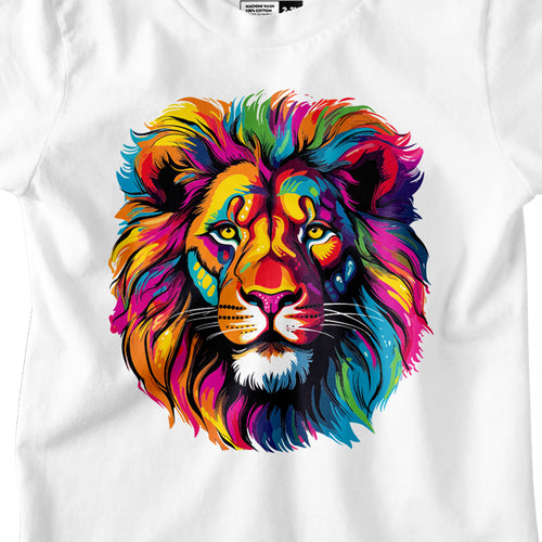 Lion Graphic Printed Boys Tshirt