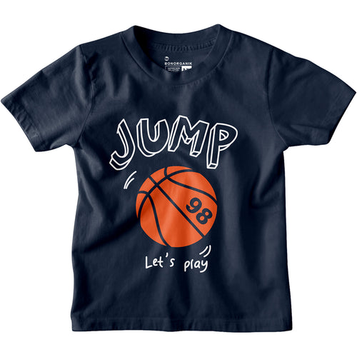 Boys Jump Lets Play Printed Tees