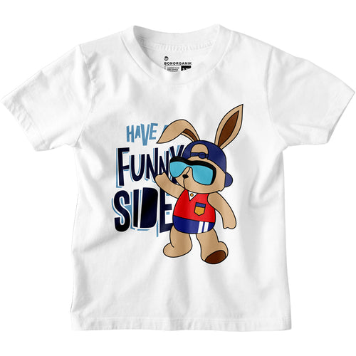 Boys Fun Side Printed Tees