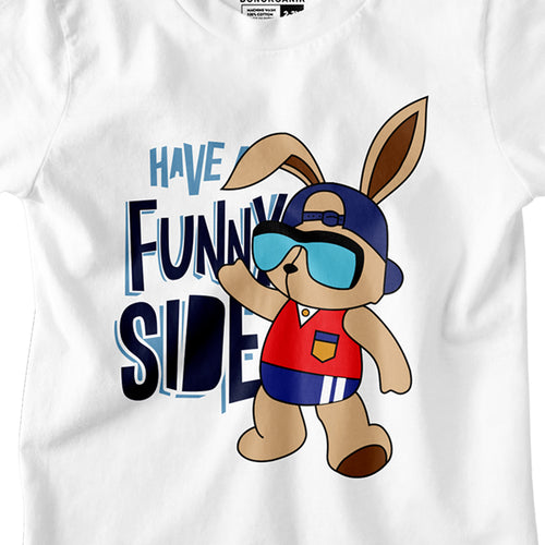 Boys Fun Side Printed Tees