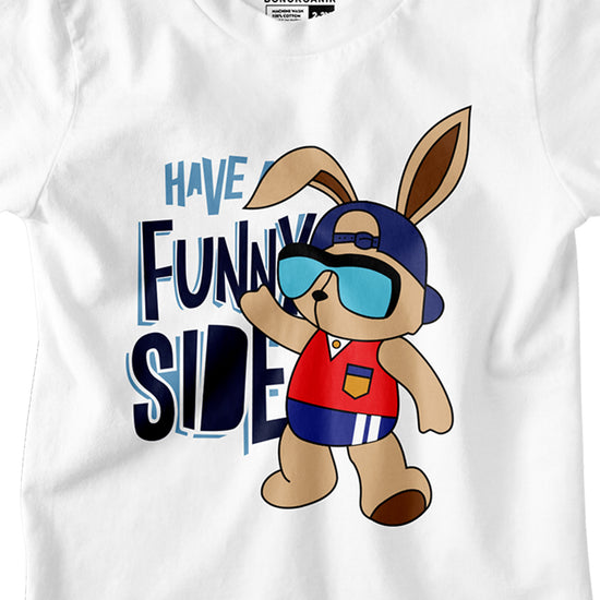 Boys Fun Side Printed Tees