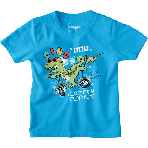 Boys Dino Flyout Printed Tees