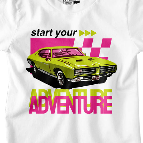 Boys Start Your Adventure Printed Tees