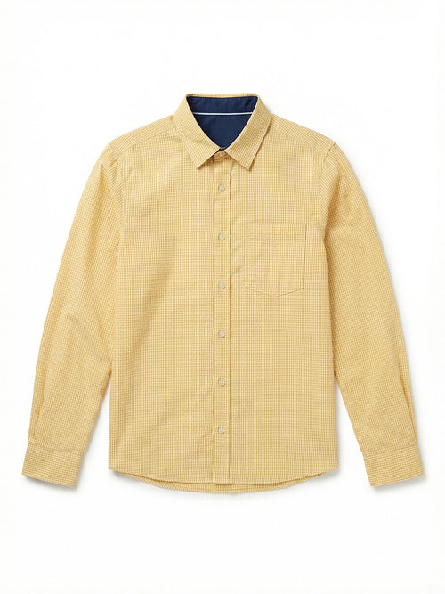 Boy's Shirts Blue Full sleeve Spread Collar