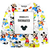 Mickey White Full Sleeve Boys T-SHIRT