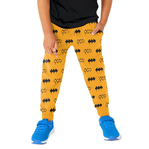 Batman Mustard Yellow Boys Joggers