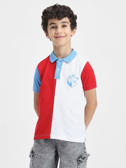 Captain America Boys Polo Tees  | Multi Color