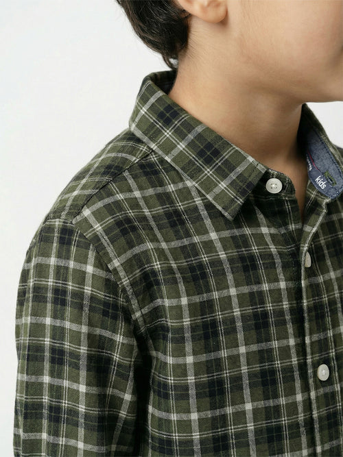 Boy's Shirts Multi Full sleeve Spread Collar