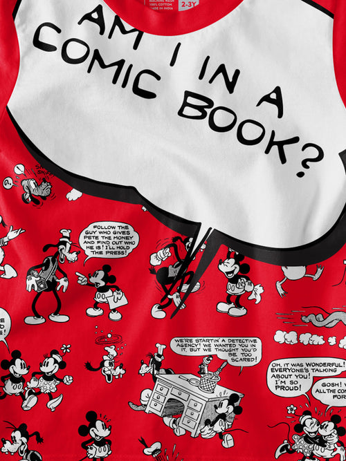 Mickey Mouse Red Boys T-SHIRT