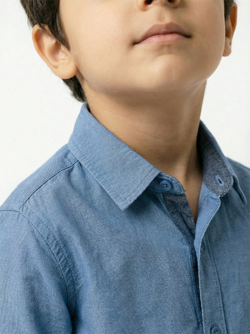 Boy's Shirts Multi Full sleeve Spread Collar