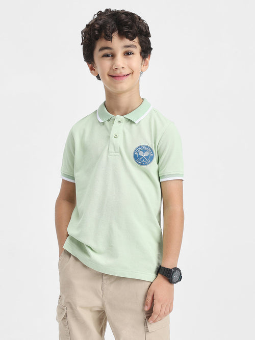 Generic Boys Polo Tees  | Lime Green