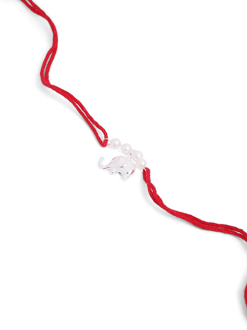 925 Silver-Elephant Rakhi for Kids
