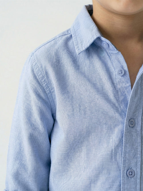 Boy's Shirts Multi Full sleeve Spread Collar