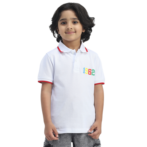 Avengers Boys Polo Tees  | White