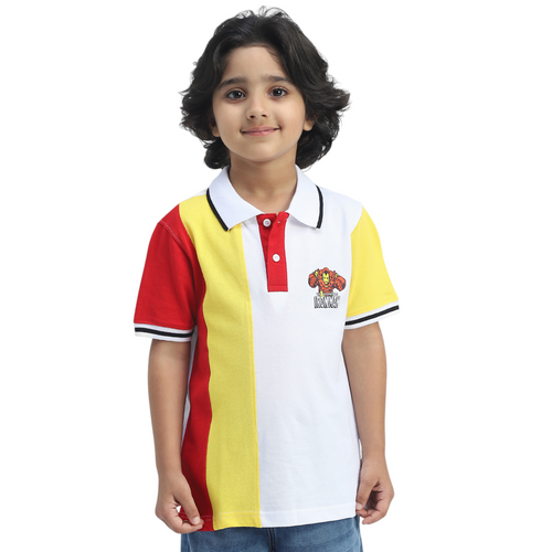 Iron Man Boys Polo Tees  | Multi Color