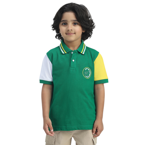 Hulk Boys Polo Tees  | Green