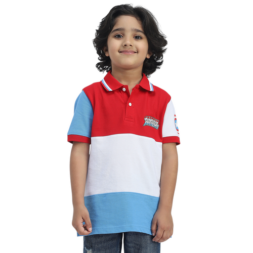 Captain America Boys Polo Tees  | Multi Color