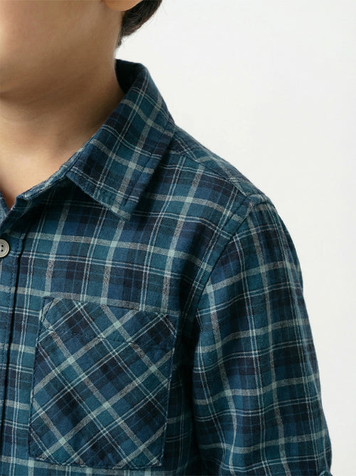 Boy's Shirts Multi Full sleeve Spread Collar
